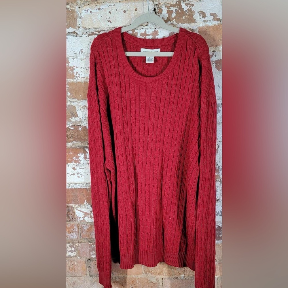 Preswick & Moore Red Crewneck Sweater
